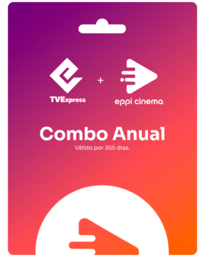 Gift Card Combo TVE + Eppi Cinema - Anual