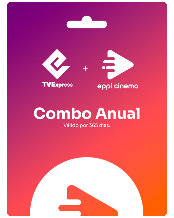 Gift Card Combo TVE + Eppi Cinema - Anual